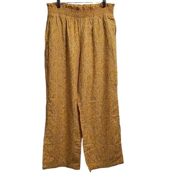 Old Navy Pants - Old Navy Womens Palazzo Pants  Floral Elastic Waist Loose Fit
